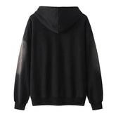 Embroidery Letter Tie Dye Hoodie